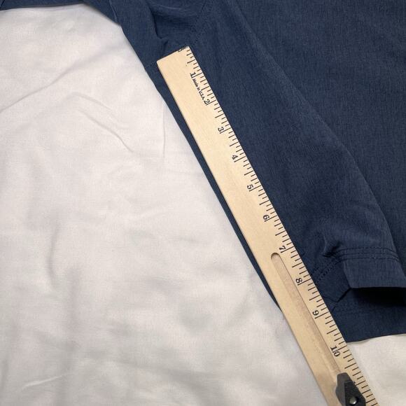 Travis Mathew Golf Shorts Size 36 Navy Blue Stretch Performance Lightweight Dad - Picture 5 of 12